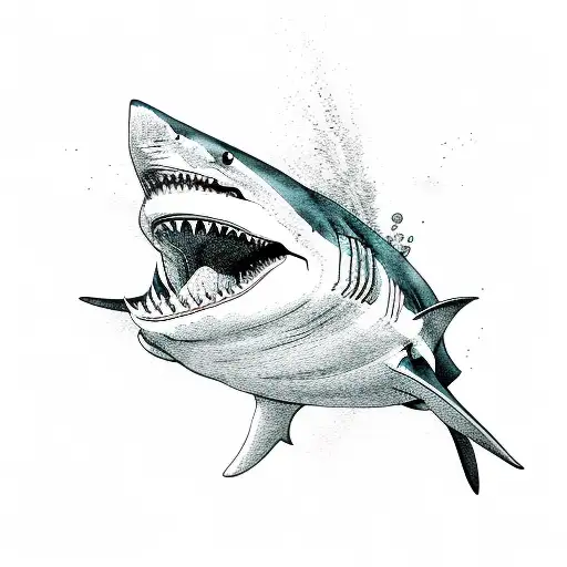 Shark With Ocean Theme Using The Bible Verse Second Timothy One Seven
