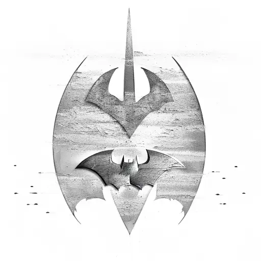 Batman Symbol With Carnationa