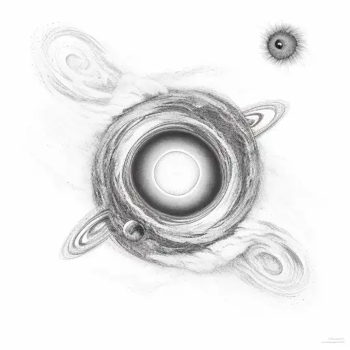 Black Hole And A Supernova