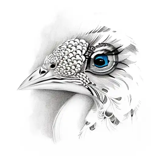 Peacock Full Feathers