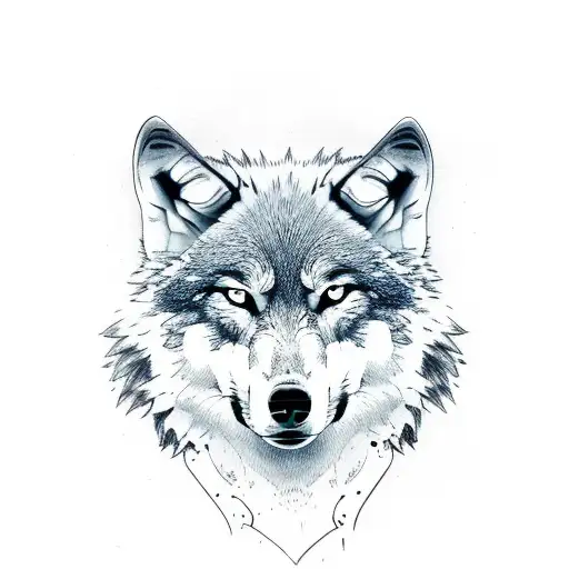 Wolf Three Heads For Arm Sleeve Fiercy