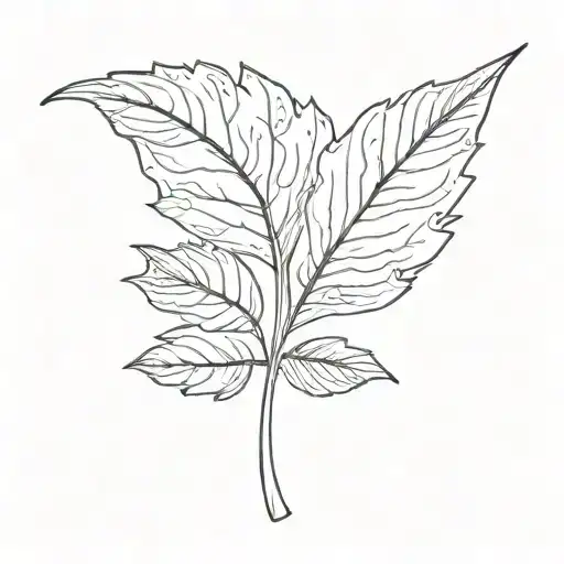 Leaf Outline Shape