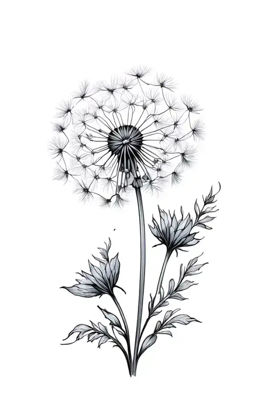 Dandelion Flower Transforming