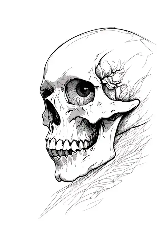 Profile Skull Eyes