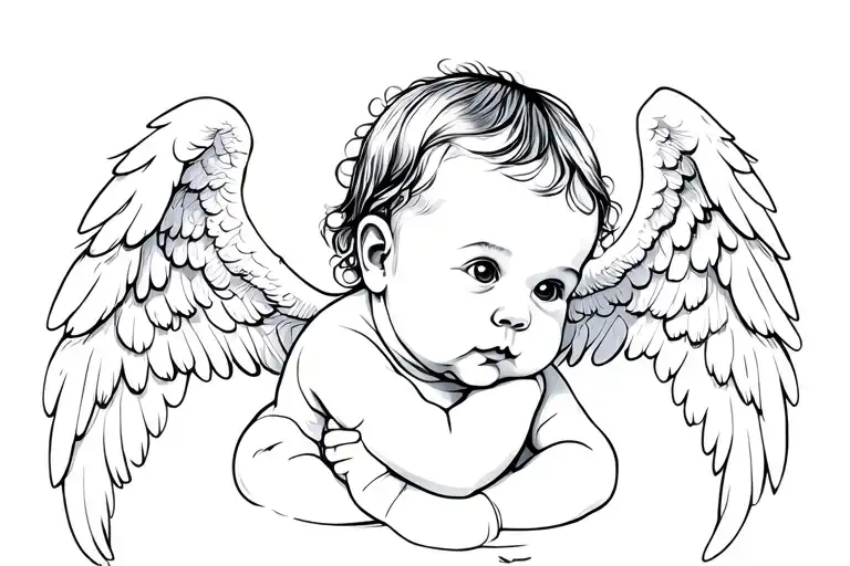 Baby With Angel Wings