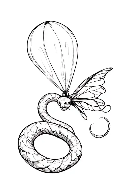 Balloon Fliezer Snake Papillon