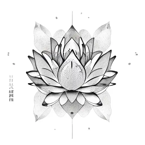 Ocean Waves Lotus Flower Olive Branch Phoenix