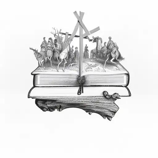 Bible Verse Inside Wooden Cross