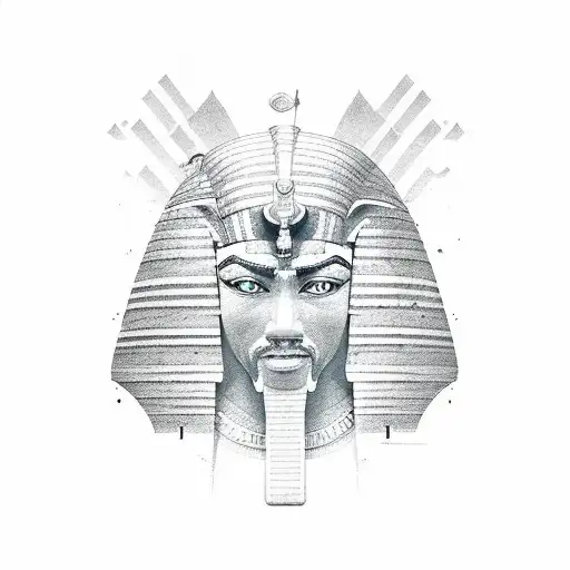 Make A Long Potrait Of Egyptian Letters