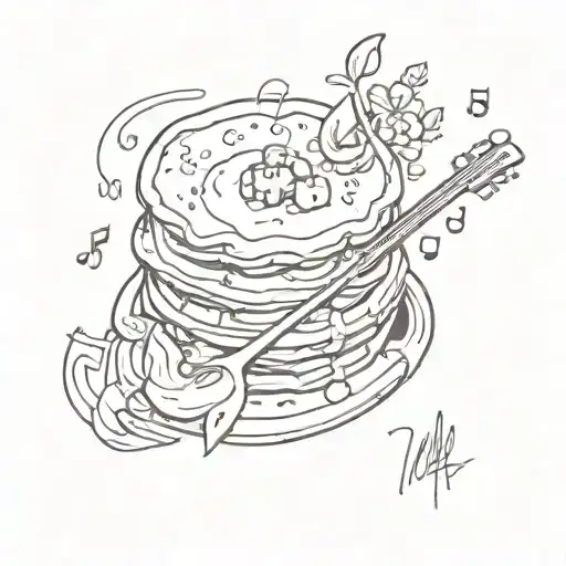 Smiling Music Pancake