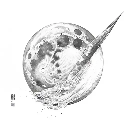 Moon Com Umas Gosmas Tipo Teia