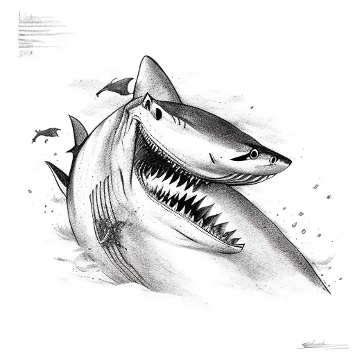 The Upper Body Will Be The Shark And The Lower The Body Of The Mermaid