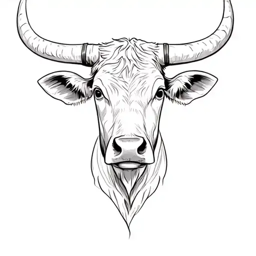 Cow Head Without Horns