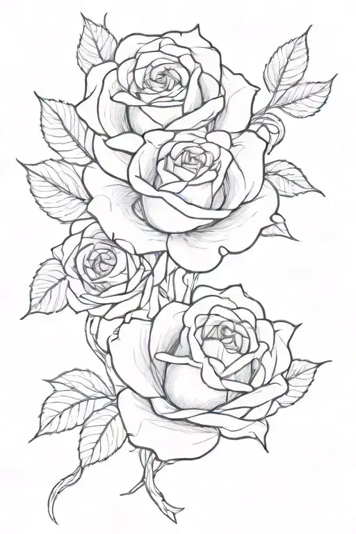 Names With A Rose Intertwined