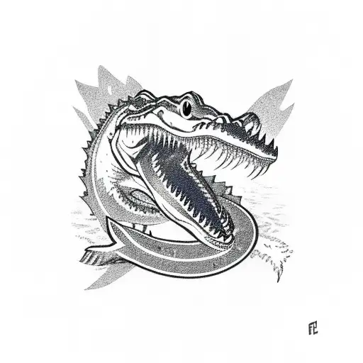 Fishing Pole Florida Gators Logo Busch Light