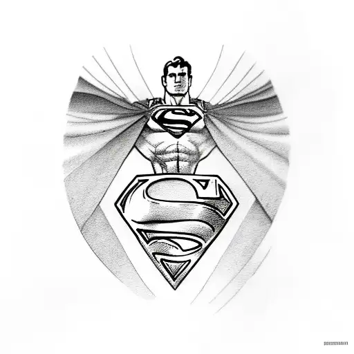 Police Officer Taking Uniform Off And Showing Superman Suit Underneath Upper Arm