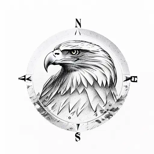 Eagle Compass Mountains Creek