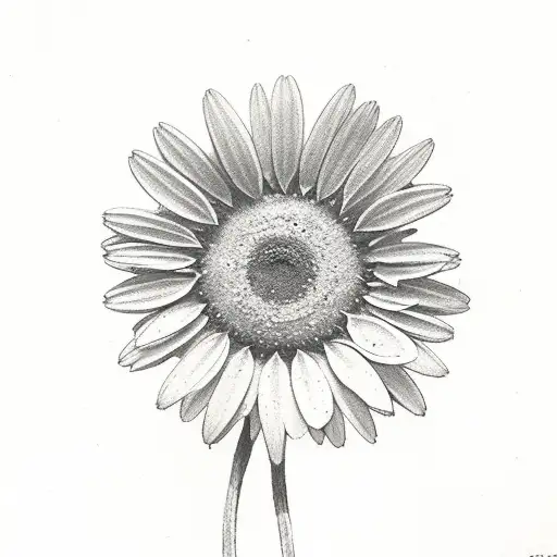 Daisy Growing Through Sidewalk Cracks