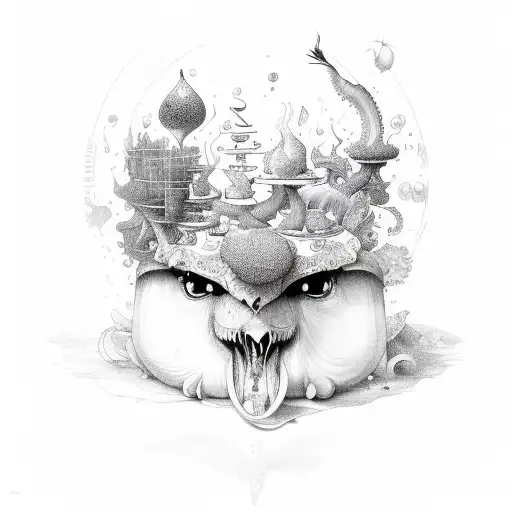 A Culinary Masterpiece Infused With Elements Of Fantasy And Nature