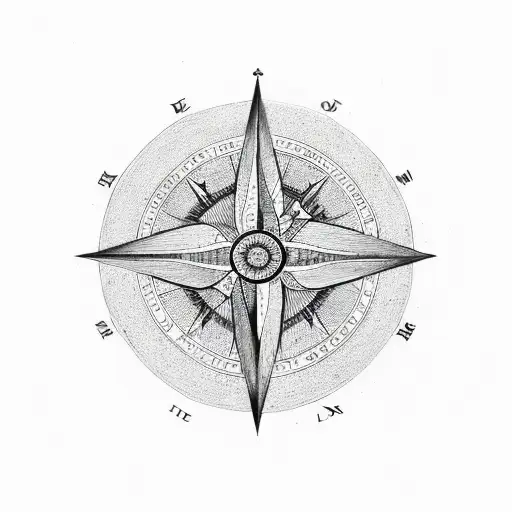 Tree Of Life And Compass