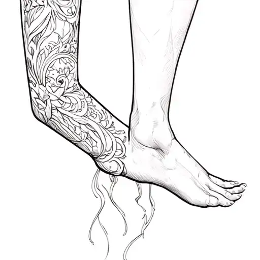 Gothic Full Leg Sleeve
