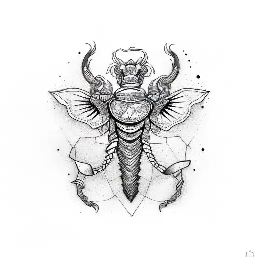 A Tattoo Design Inspired By The Vibes Of A Scorpio