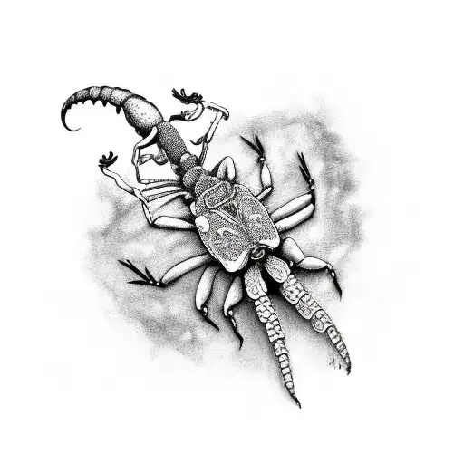 Marigold With Scorpion