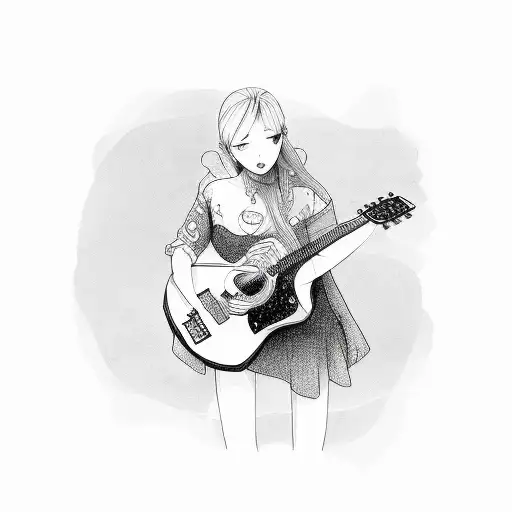 Girl Playing Guitar