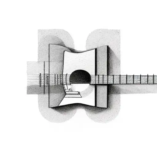 Guitar Bridge Is Turned Into A Keyboard