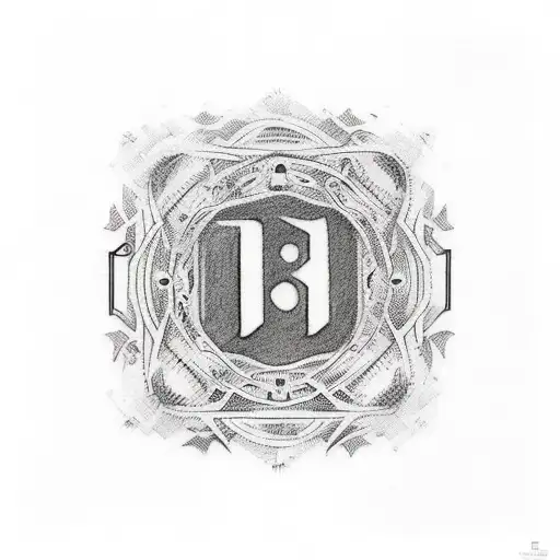 A Tattoo Design Featuring The Number 0530 In A Creative And Unique Way