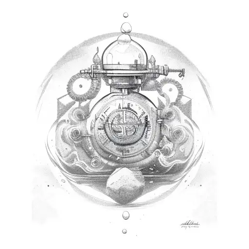 Alenie With A Water Symbol