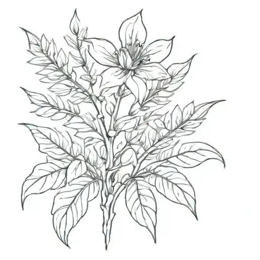 Plant Growing Out Of A Paintbrush Transforming