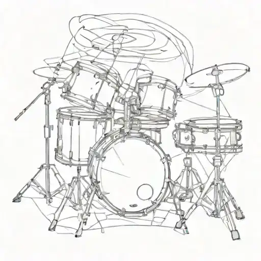 Very Abstract Drum Set