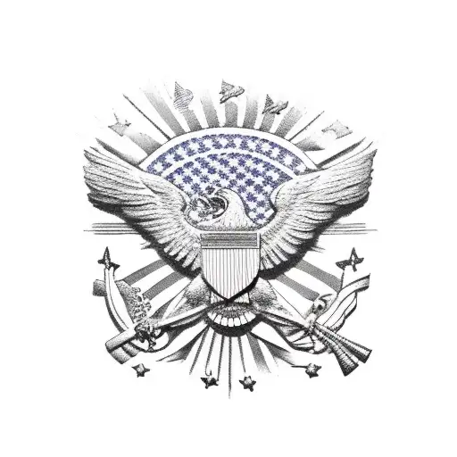 Patriotic Military Sleve