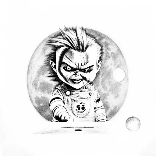 Chucky With Moon