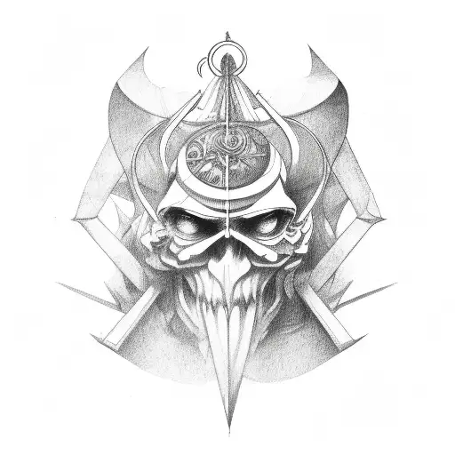 Libra With Evil And Devil Look