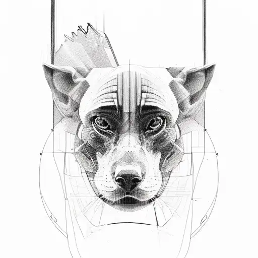 Sketch-style Portrait Of A Welder