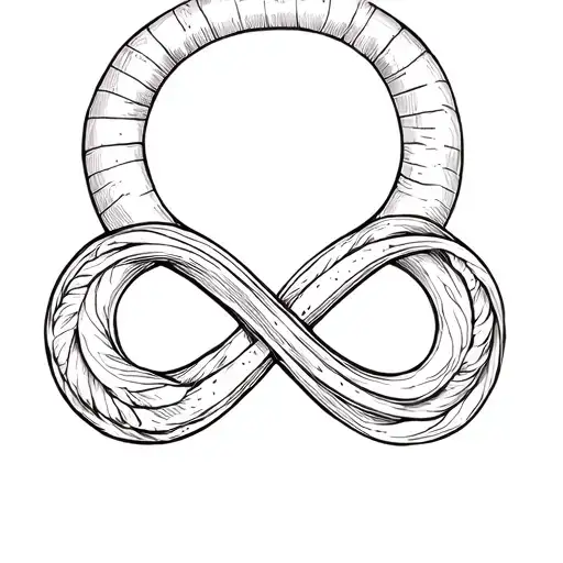 Cancer Capricorn Infinity Symbol Intertwined Within