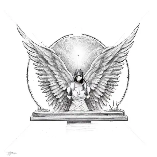 Angel Wings With The Letter D