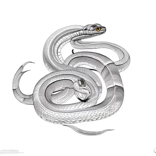 Beautiful Black Snake