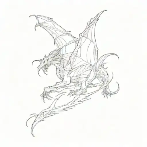 A Dragon Tattoo Design Inspired