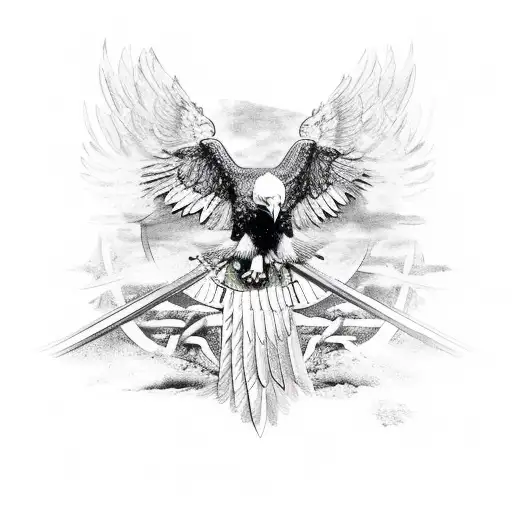 Eagle In Battle Celtic