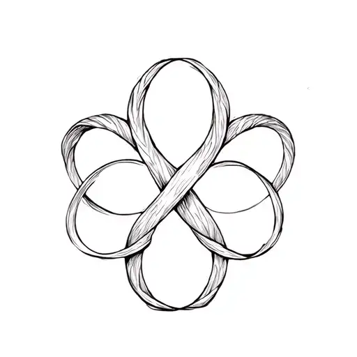 Cancer Capricorn Infinity Symbol Intertwined