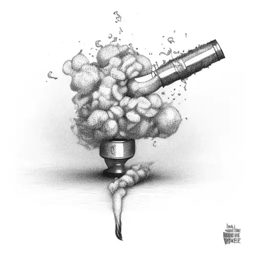 Burnout Smoke With The Word Wiskey In It