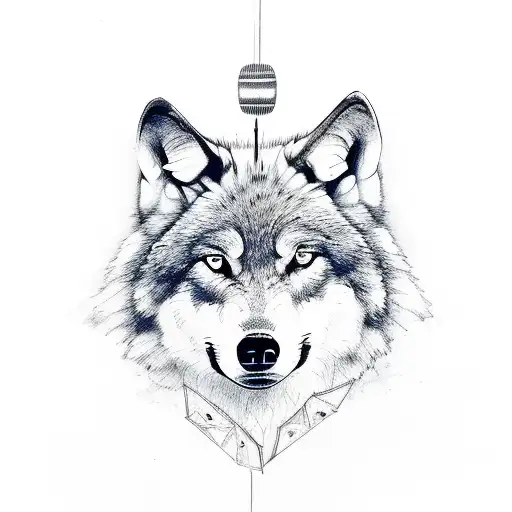 Wolf Paw With Music Notes