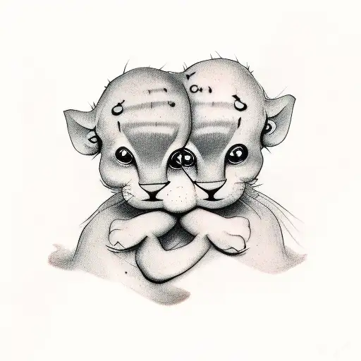 Memorial Tattoo For Twin Boys