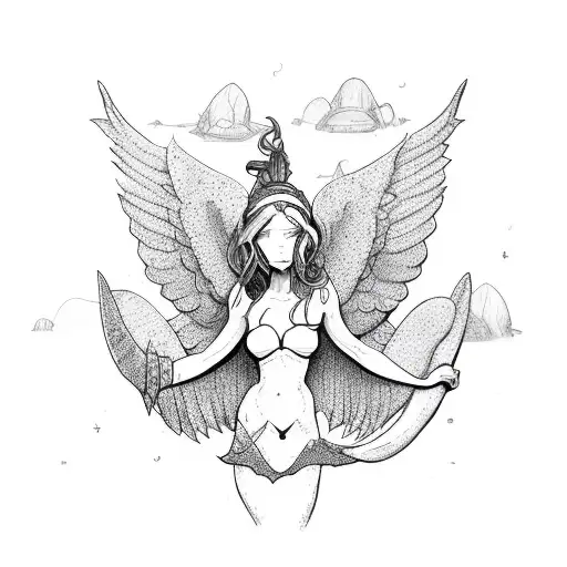 Hermit With Wings And A Mermaid Tail