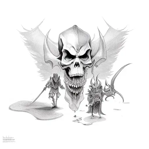 Grim Reaper Vs Devil