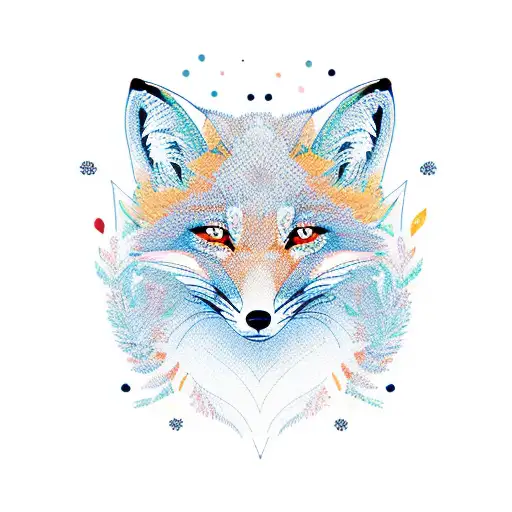 Happy Foxes Forest Colorful