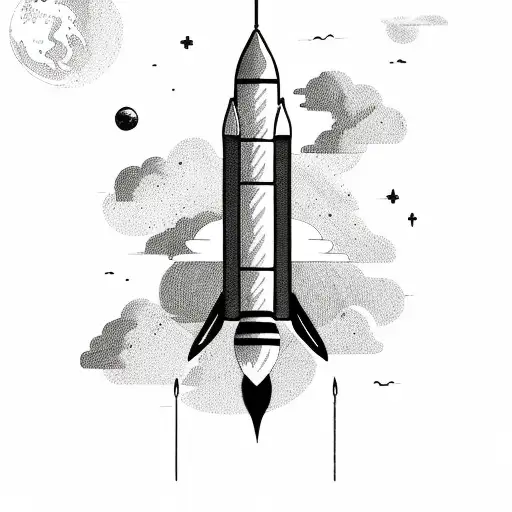 Rocket Launch Space Planets